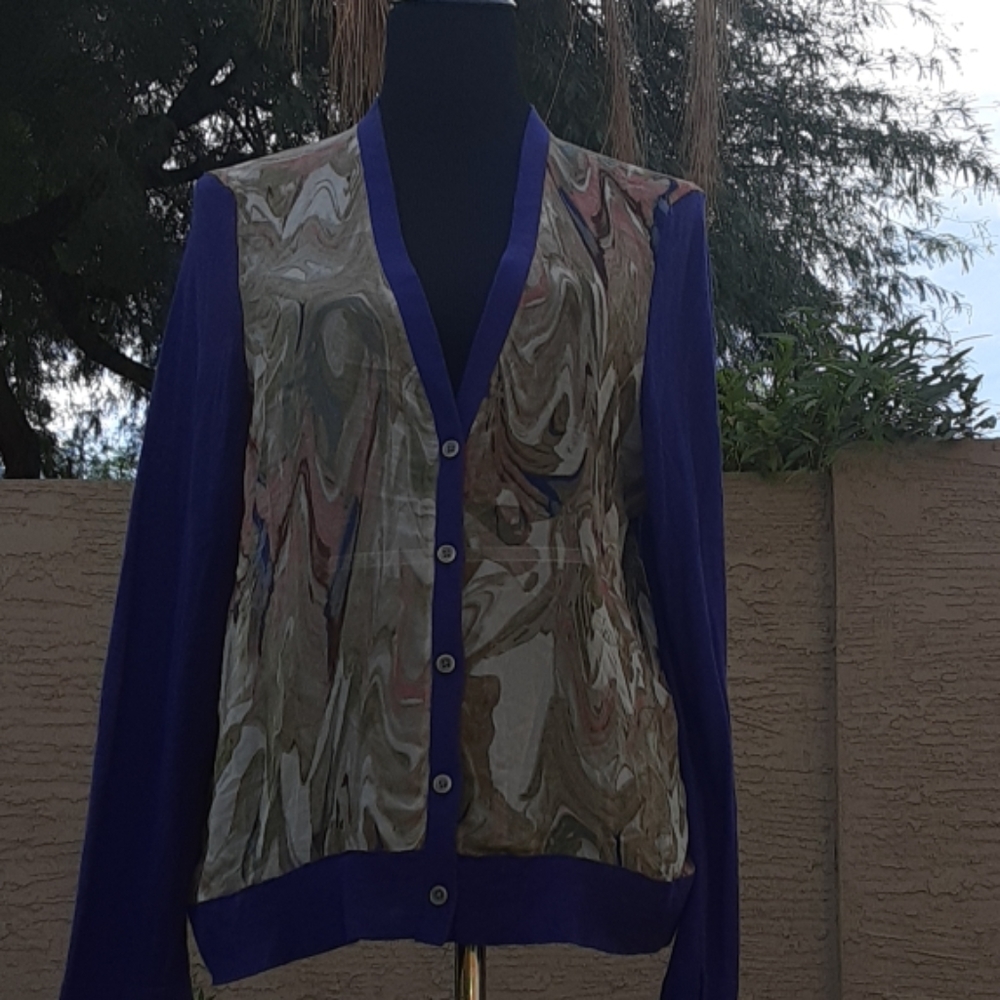 Simply Vera Wang Purple Sweater